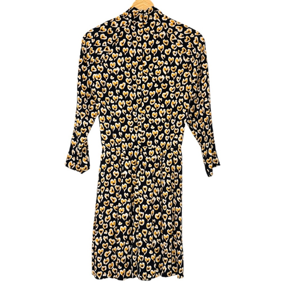 Sandro Abstract Heart Patterned Mini Dress - Picture 3 of 11